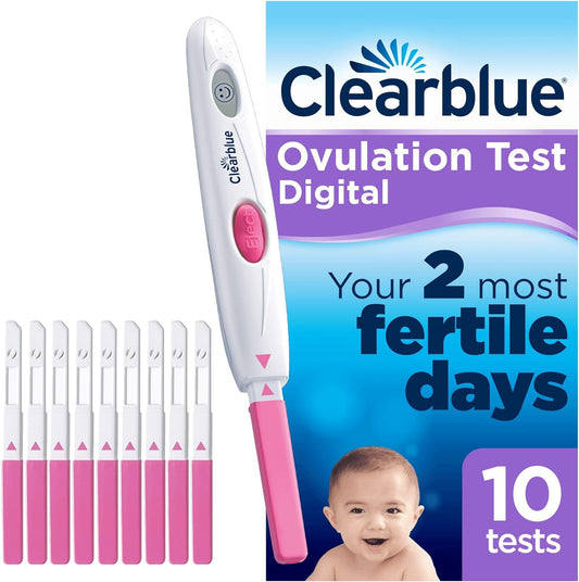 Clearblue Digital Ovulation Test  Fertility Test Sticks 10 Test