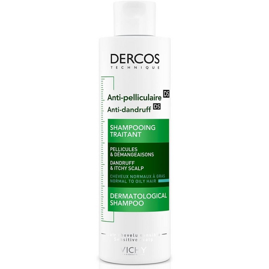 Vichy Dercos Anti-Dandruff Dermatological Normal/Oily Hair Shampoo 200ml