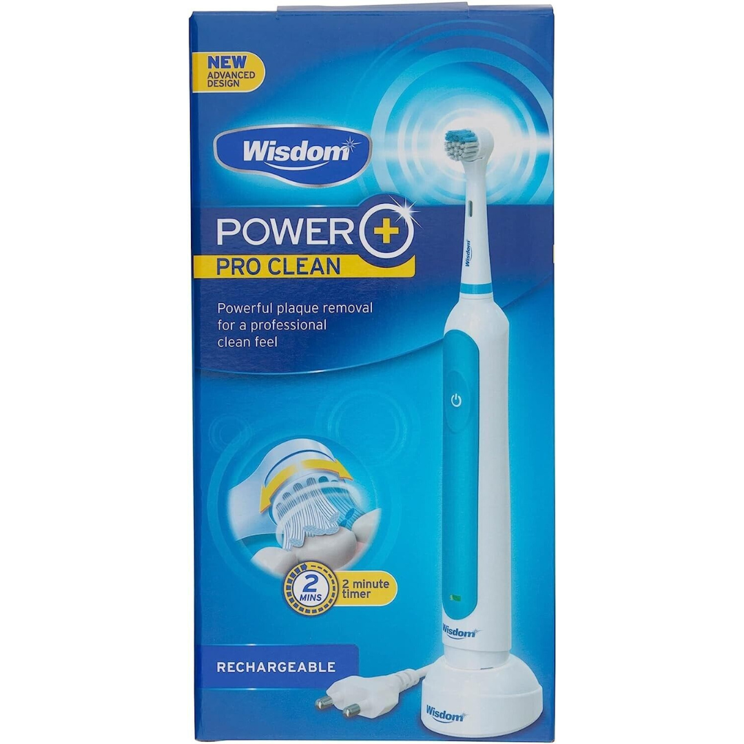 Wisdom Power Plus Pro Clean Rechargeable Electric Toothbrush