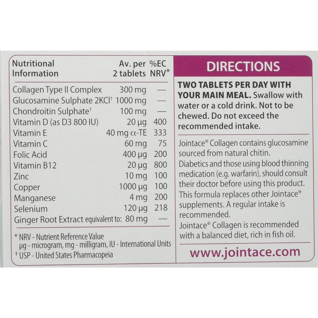 Jointace Vitabiotics Collagen 30 Tablets