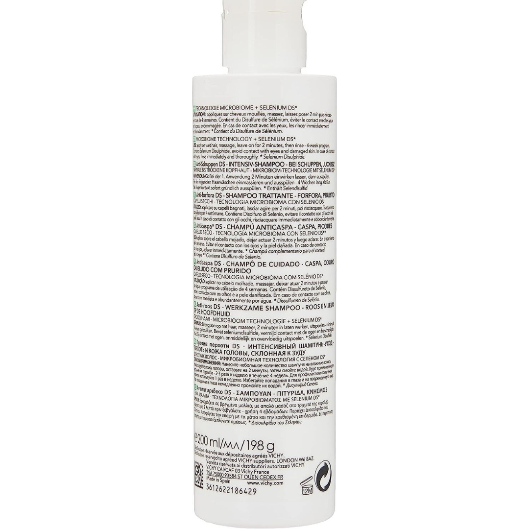 Vichy Dercos Anti-Dandruff Dermatological Dry Hair Shampoo 200ml