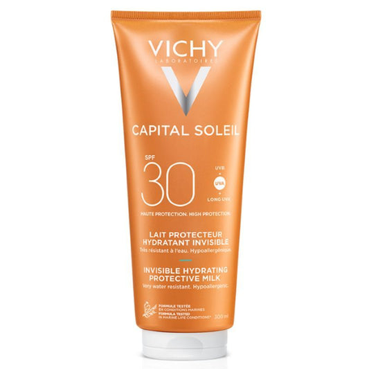 Vichy Capital Soleil Fresh Protective Milk Face & Body SPF30 300ml